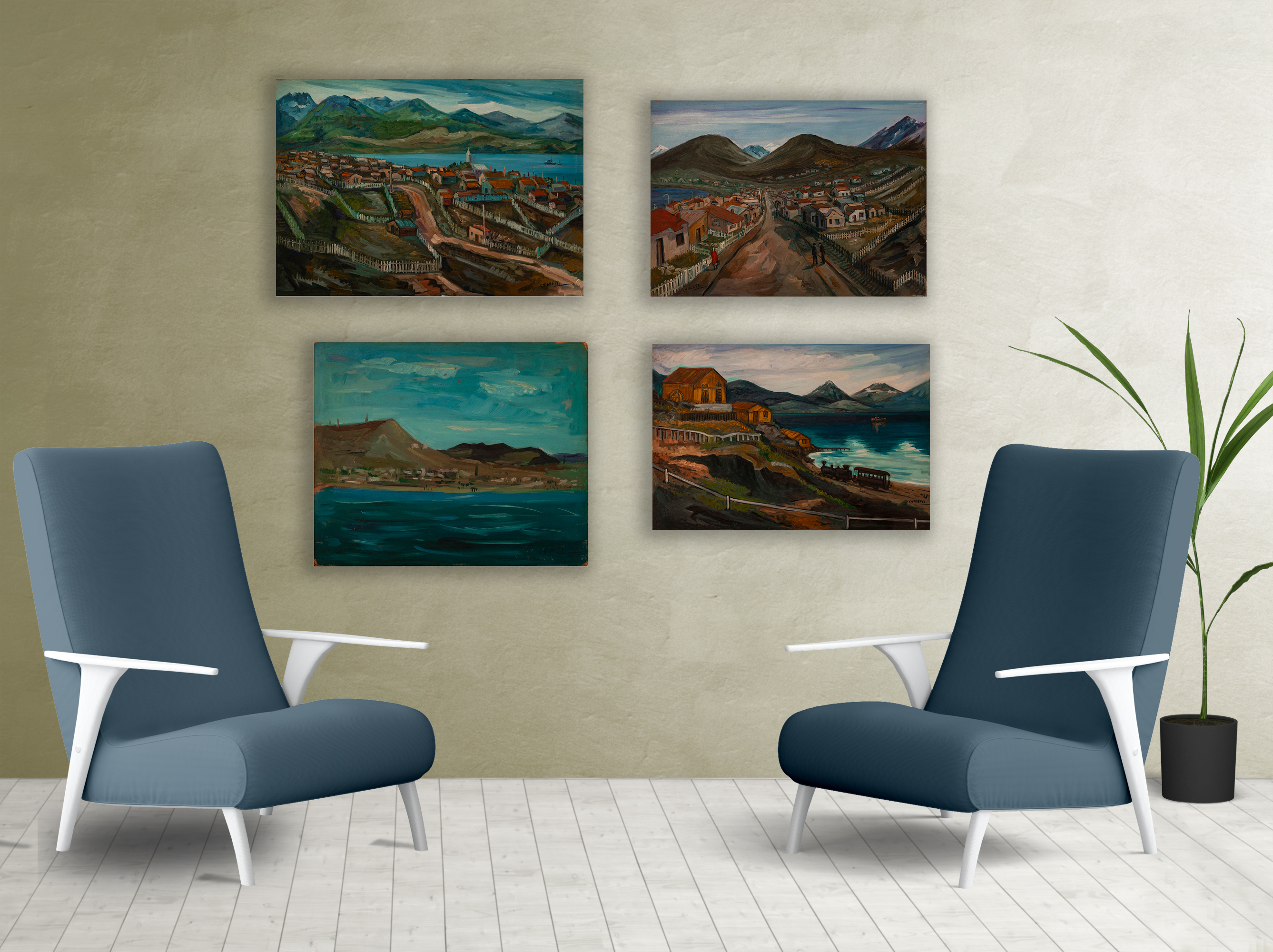 Living cuadro Malvinas 7